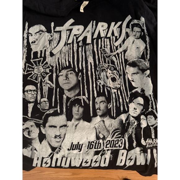 SPARKS-XL-2023-RARE Fan-made-T-SHIRT- Bought at Hollywood Bowl - Picture 1 of 2